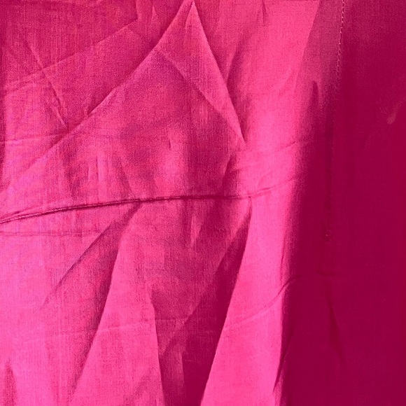 Vintage Maggy London Jeannene Booher Dress sz 2 Petite Pink Drop Waist 100% Silk - Picture 3 of 7